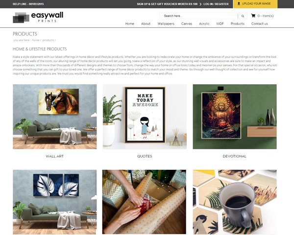 Easy Wall Prints