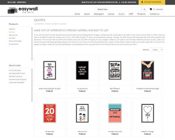 Easy Wall Prints